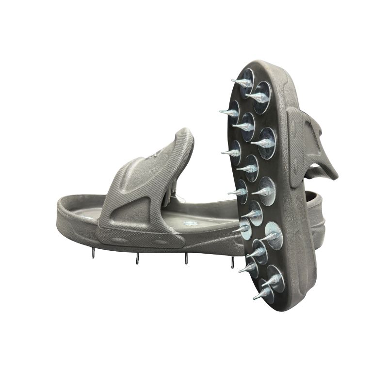 Epoxy Slip on Spiked Shoes
