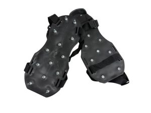 Spiked shoes for epoxy